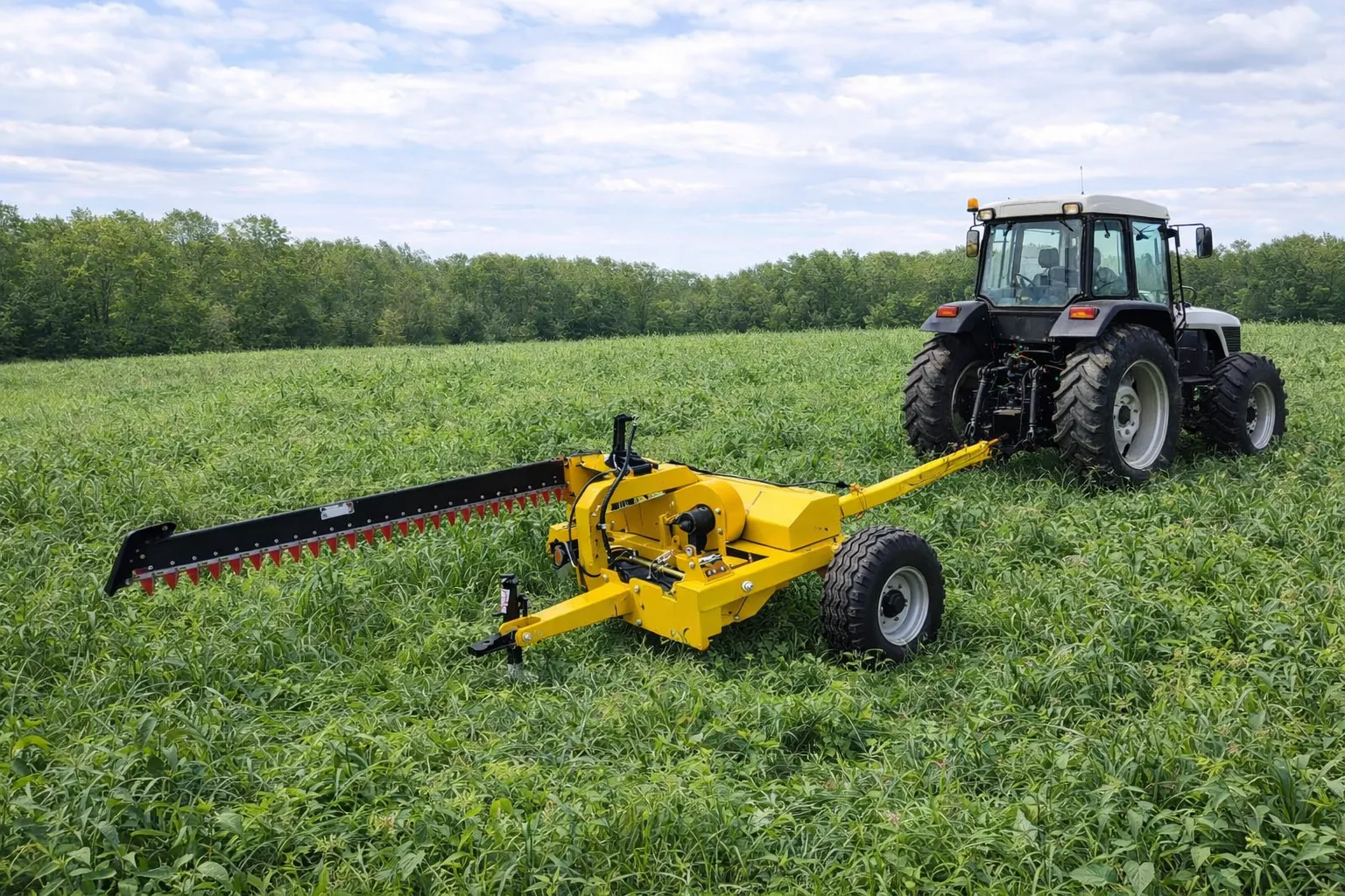 9GD-2.5-Towed Single-Blade-Lawn-Mower-application-1