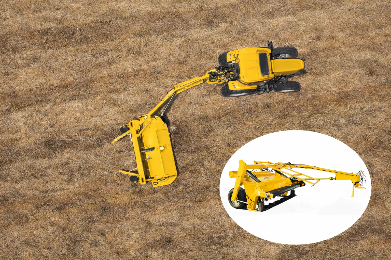 9GD-2.5-Towed-Single-Blade-Lawn-Mower-application-2