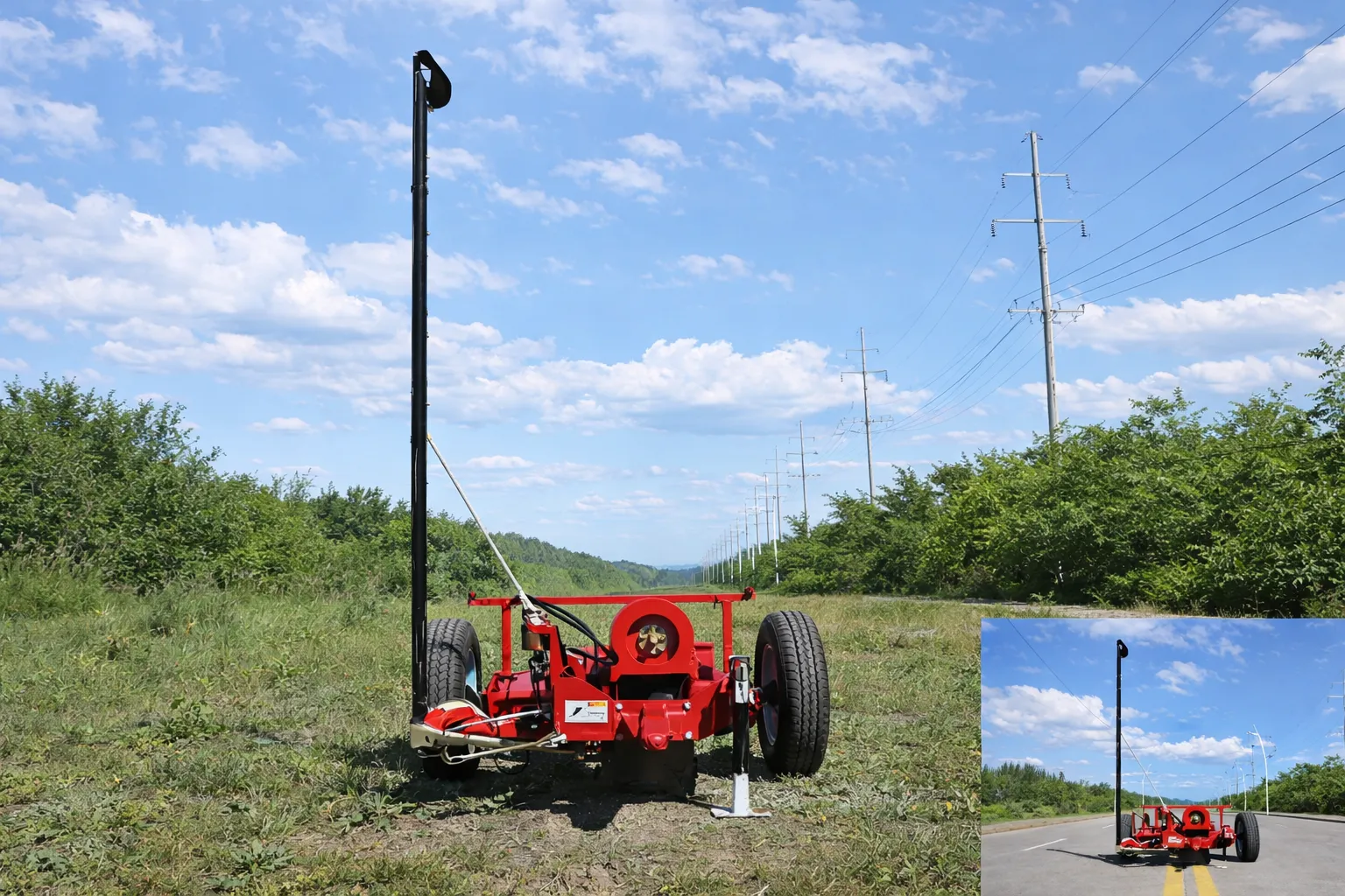 9GD-2.5 towed single-blade lawn mower application 2