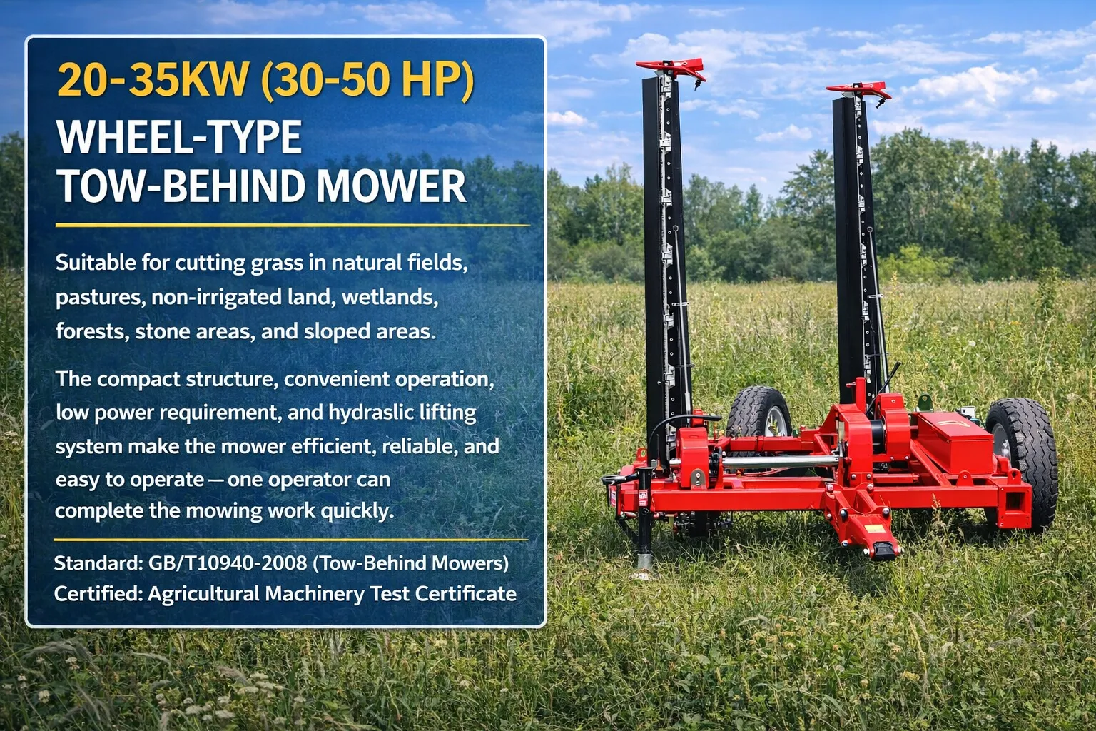 9GS-5.0 Pull-Type Double-Acting Sickle Bar Mower application1