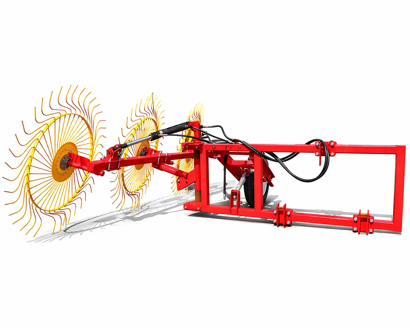 9FZ-2.0 Hydraulic Folding Finger Wheel Tedder-2