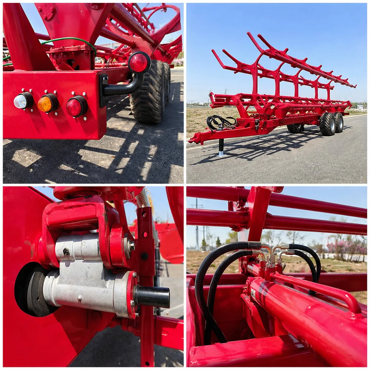 9JYY-4.5 Round Bale Pickup & Transporter Trailer detail 1
