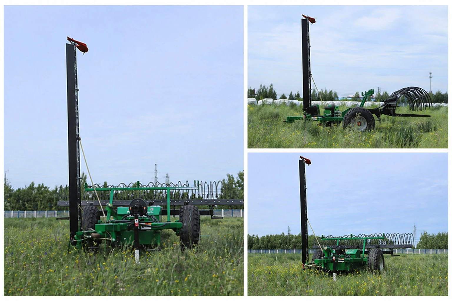 Trailed Mower Rake application