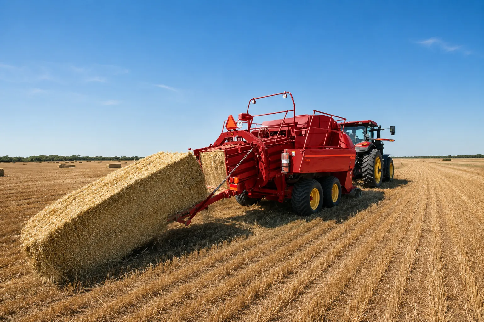 9YF-2200S — Dual Season: Hay and Corn Stalks 9YF-2200S shredder square baler for corn stalks and hay on same farm